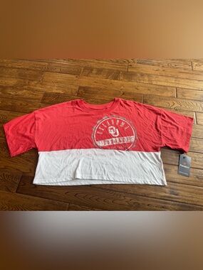 Fanatics Oklahoma Sooners Colorblock Tee NWT Large